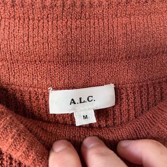 A.L.C Martell Knit Flared Pants Size Medium - Picture 5 of 7